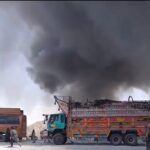 Mysterious fire breaks out in warehouse after replacing silver bricks at Balochistan Customs House